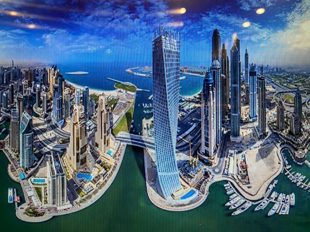 Cayan Tower Luxury Apartment With Sea View Dubai Buitenkant foto